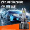2 adet 150000LM H7 LED Far H4 LED Ampuller H1 H8 H11 9005 HB3 9006 HB4 9012 HIR2 3570 CSP LED Bakır Boru Araba Far Otomatik Sis Lambası 6000 K 12 V