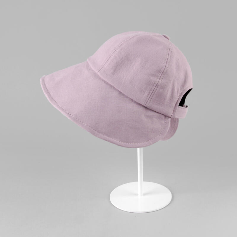 Linen Velcro Hat cocoa