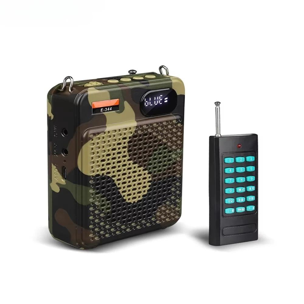 Riproduttore di Suoni da Caccia Portatile Ricaricabile Controllo Remoto Wireless Bluetooth Amplificatore Richiamatore Uccelli Supporto Scheda TF Chiavetta USB