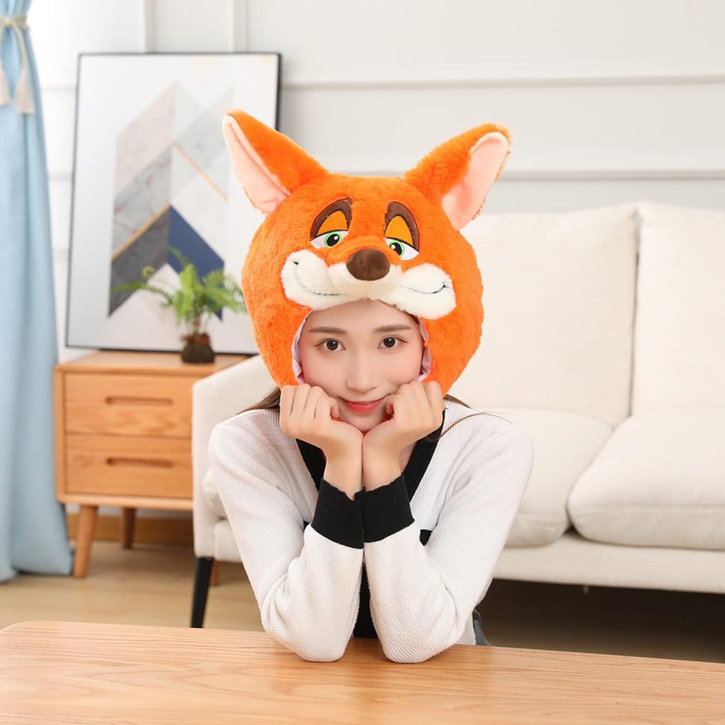 Edostree Fox Headgear Variety Fox Cosplay Funny Animal Headgear for Photo Cosplay Christmas Goods, Hat, Shoots, Parties, Accessories, Gifts,