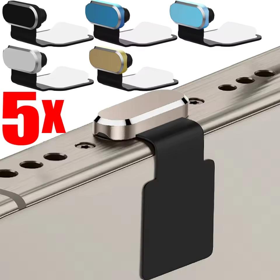 5/1PCS Universal USB Type C Charging Port Protectors Dust Plug for IPhone 15 Pro Max 15 Plus Metal Dustplugs Stopper for Samsung2