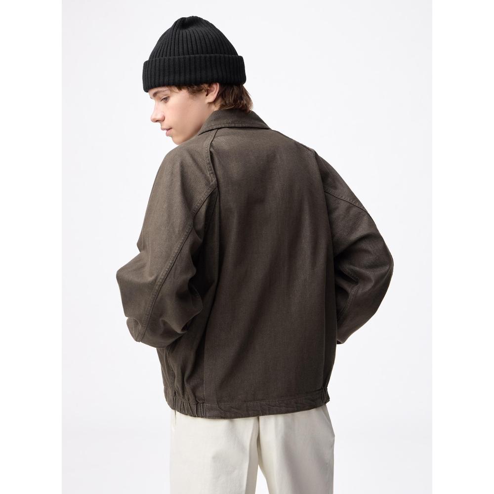 GU by Uniqlo Cotton Zip Up Jacket