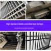 Outdoor Wrought Iron Assembled Fence with Electrostatic Spraying Finish for Schools and Communities
