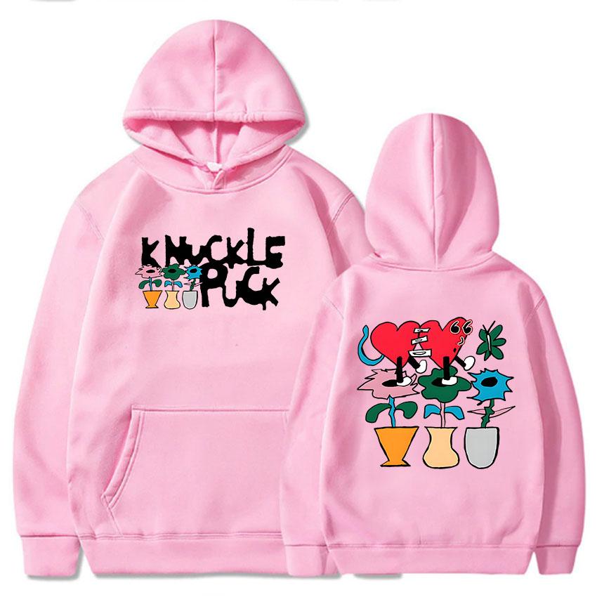 Odzież Damska Streetwear Bluzy Z Kapturem Zespołu Rockowego Knuckle Puck Roupas Femininas Zimowe Z Długim Rękawem