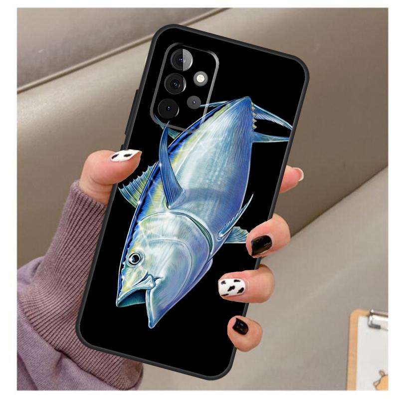 Bluefin Tuna Case For Samsung Galaxy A33 A13 A53 A34 A54 A14 A15 A16 A26 A36 A56 A12 A32 A52 A06 A35 A55