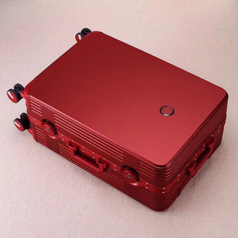 Li Shen PC Aluminum Frame Wedding Travel Suitcase