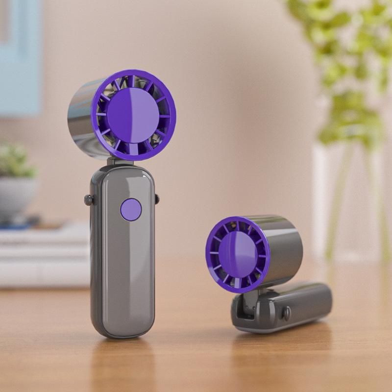26th Anniversary Handheld Mini Fan: High-Speed Rechargeable USB Air Cannon for Portable Outdoor Use High-Speed Fan