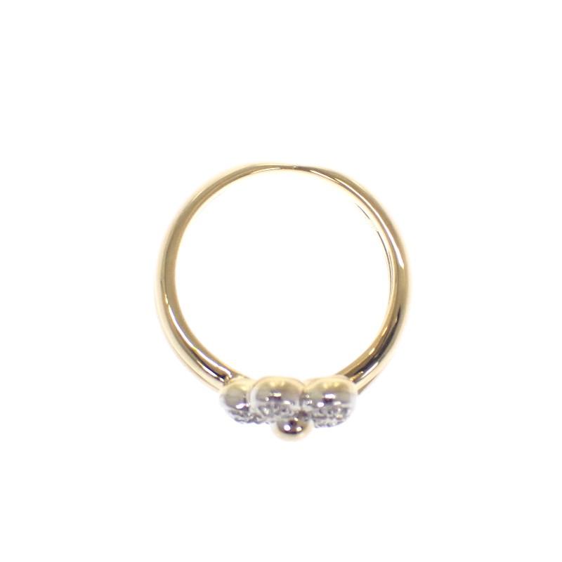 Ponte Vecchio  #10(JP Size) ring K18 yellow gold/K18 white gold Women