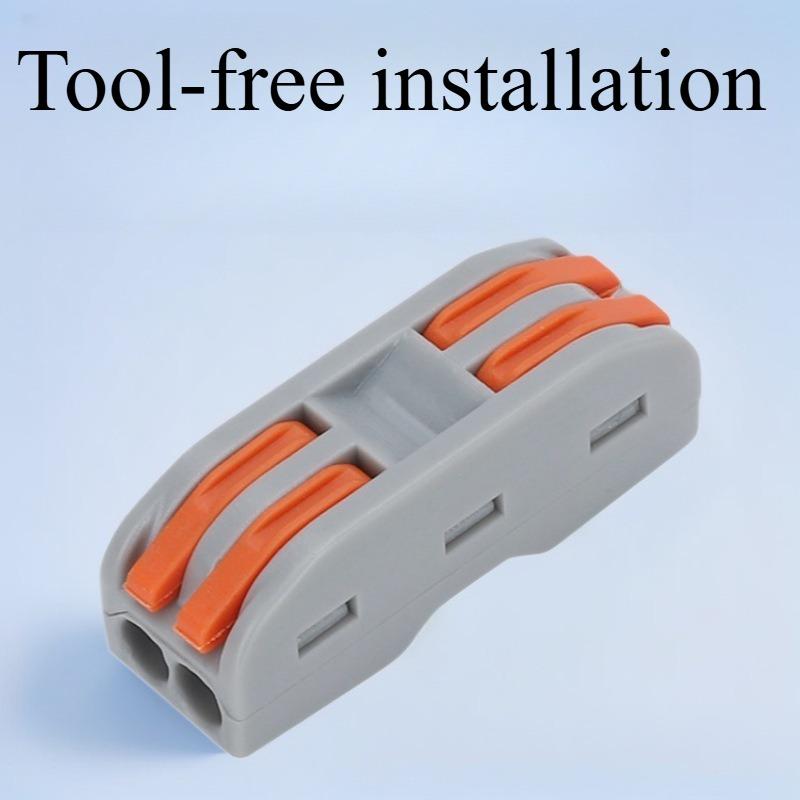 10PCS Quick Terminal Two In Two Out Soft and Hard Wire Universal Quick Terminal