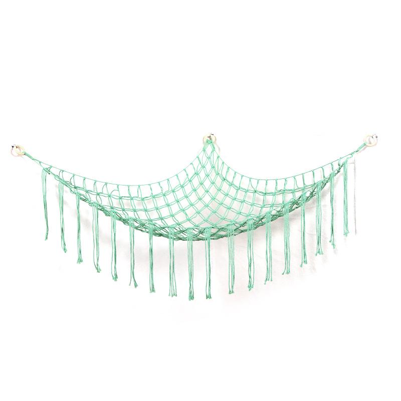 Cross-border Children's Handmade Cotton Rope Doll Storage Hammock