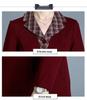 2026 Spring Plus Size Korean Style Elegant Knee-Length Women's Slim Fit Dress