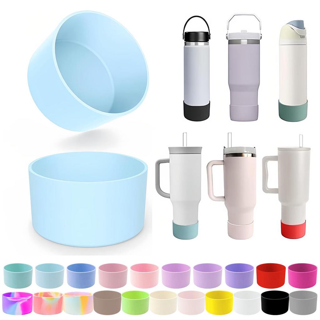Silicone Non-Slip Heat Insulation Cup Sleeve for Outdoor Sports