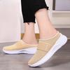 Women's Shoes Toe Caps Semi-flat Shoes Breathable Casual Shoes Slippers Single Shoes