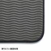Sanwa Supply Mouse Pad Cushion M Size Wrist Rest Medium Simple Black MPD-NS4-M