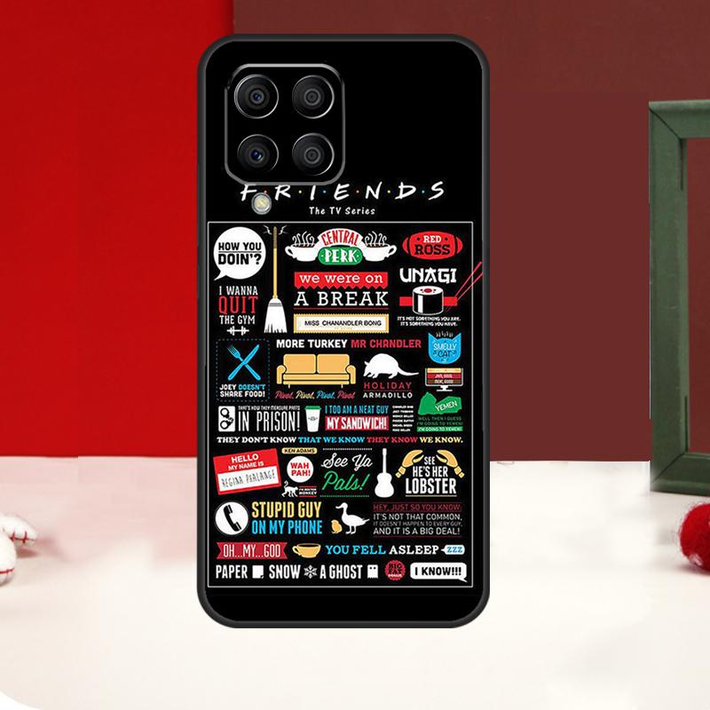 Central Perk Friends Case For Samsung Galaxy M11 M21 M31 M14 M34 M54 M12 M32 M52 M15 M13 M16 M36 M56 M53 M35 M55