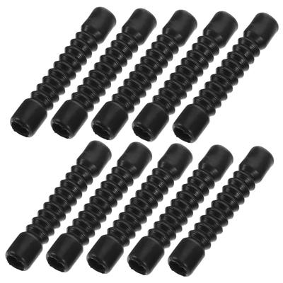 LOORGVEL 10pcs Motorcycle Brake Throttle Cable Rubber Dustproof Cover Dirt