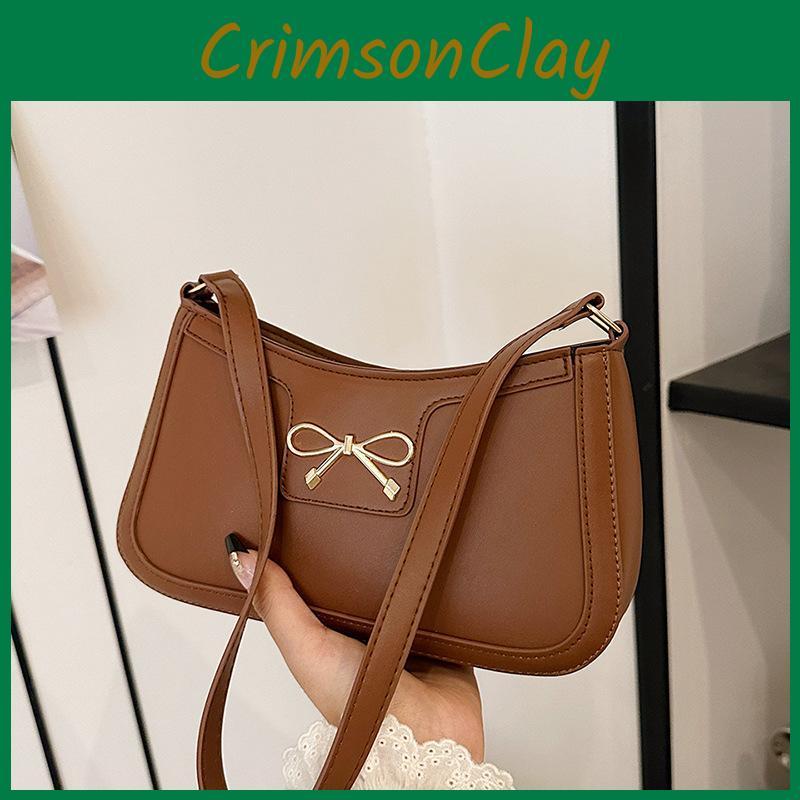 Casual Stylish Modern Small Handbag For Women With Bow Detail Available In Various Colors