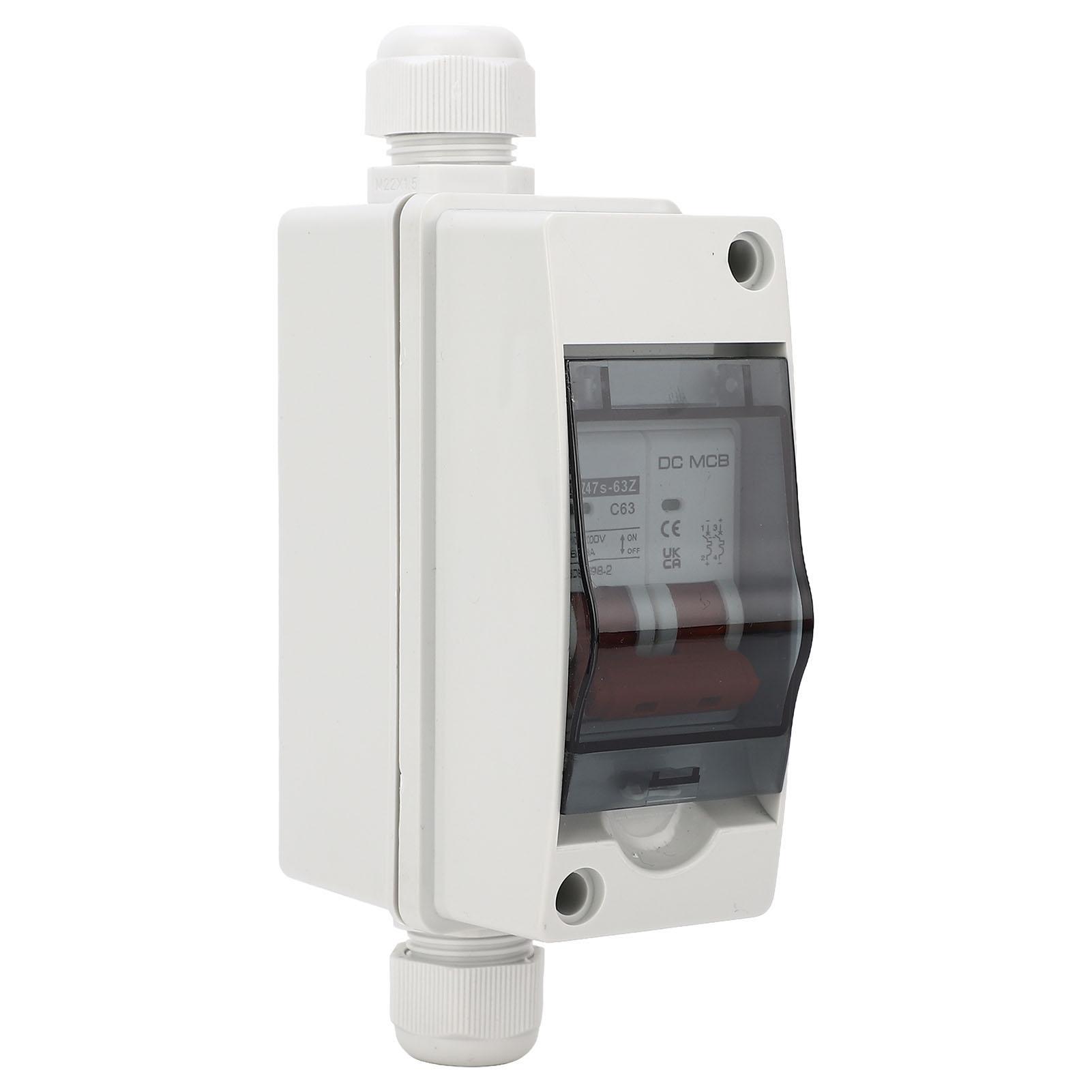 

SG DC Мініатюрний автоматичний вимикач 2P 63A 1000V Роз єднувач IP65 Водонепроникний для Сонячної ФВ Системи