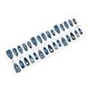 30pcs Halloween Press On Nails Gothic Skeleton Skull Spider Web Black Cat Haunted House Fake Nail Almond False Nail for Women