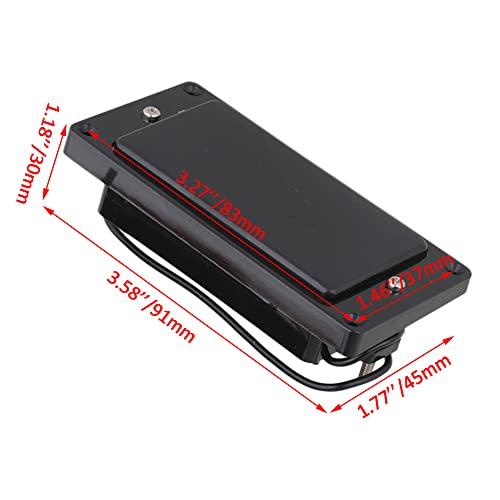 Yibuy Black Double Coil Sealed Humbucker Pickup Set for Electric Guitar