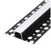 KG02 Recessed Profile Black + Milky Diffuser 1m Kobi