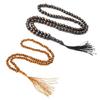 Musulmans Tasbih Perles de Prière 99 Chapelet en Bois Perles Misbaha Chapelet de la Religion Islamique Artisanat Cadeau Portatif pour le Culte