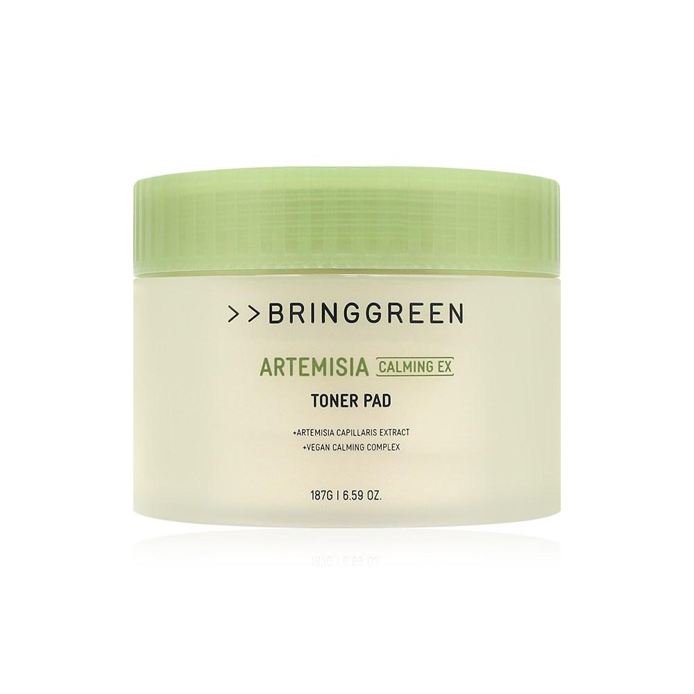 

BRINGGREEN Успокаивающие EX увлажняющие тонер-пэды с артемизией 75 шт.