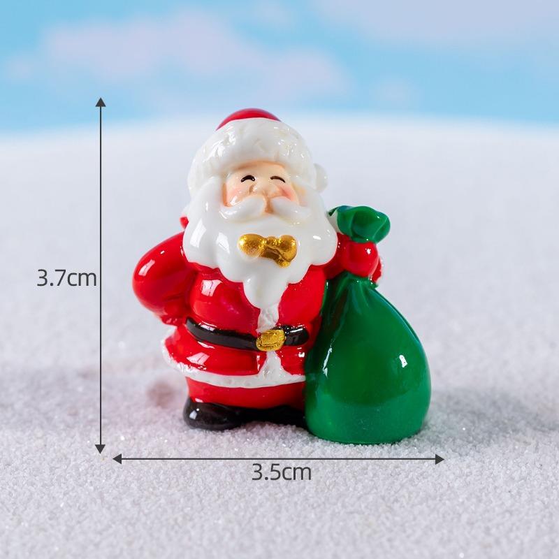 Micro-landscape Santa Claus Cute Snowman Crystal Ball Decorative Accessories Desktop Small Ornaments