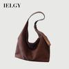 Ladies Tote Bag Autumn Winter Suede Large Capacity One-Shoulder Underarm Retro Commuter Child-Mother Bag