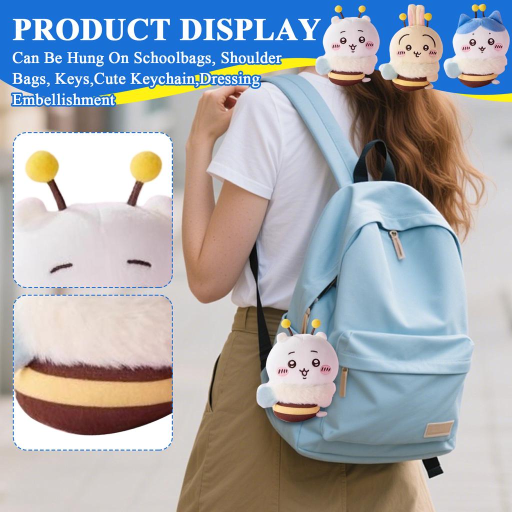 Cartoon Animal Keychain, Couple Cartoon Animal Doll Pendant, Bag Animal Pendant, Car Keychain Animal Pendant