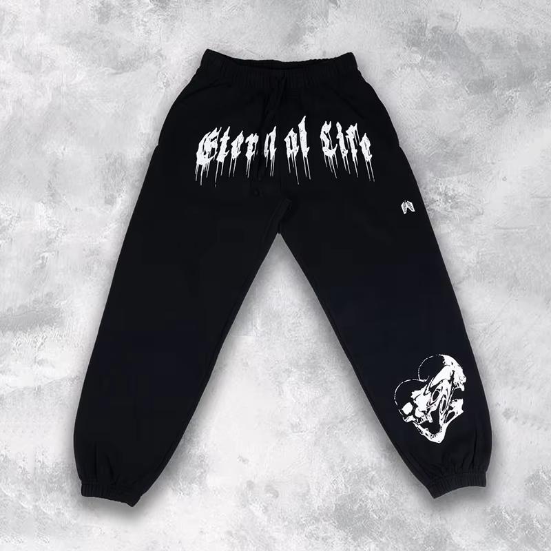 Spring Men's Sweatpants Europe And The United States Long Sports Leisure Fitness Training Pants Gym Man Pants