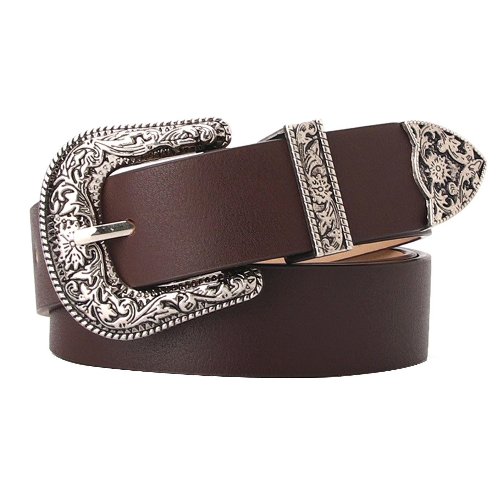 

Fashion Belt for Women Cowgirls Waist Belt Gothic Style Vintage Lady Belt for Jeans Pants Women Casual Clothing Accs кавовий
