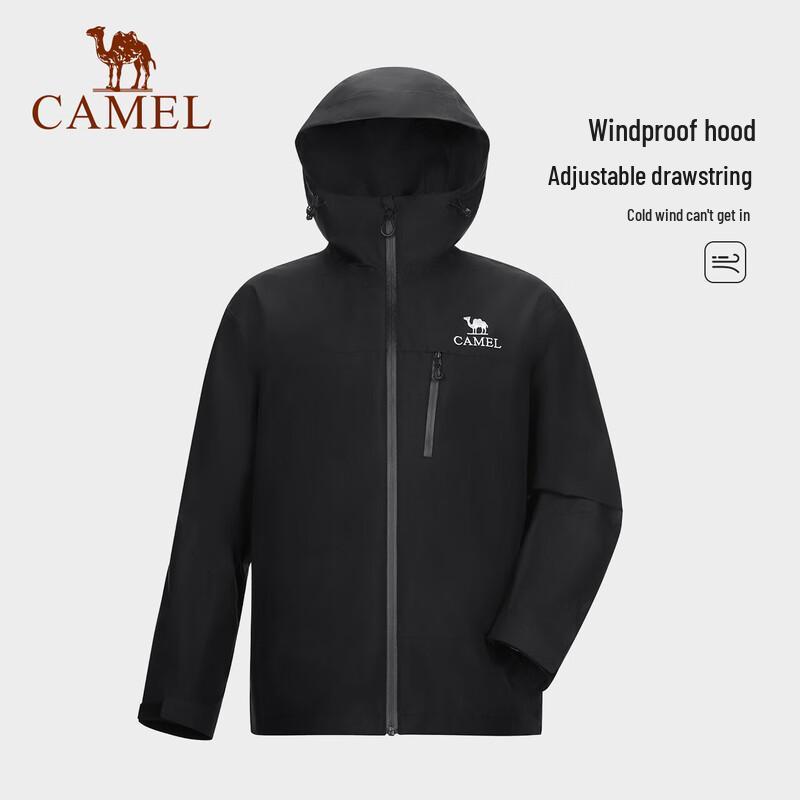 Camel Unisex 3-Proof Color-Block Outdoor Jacket