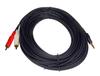 OFC Stereo Mini Plug To RCA Red and White Audio Cable MST-10 3.5mm (10m)