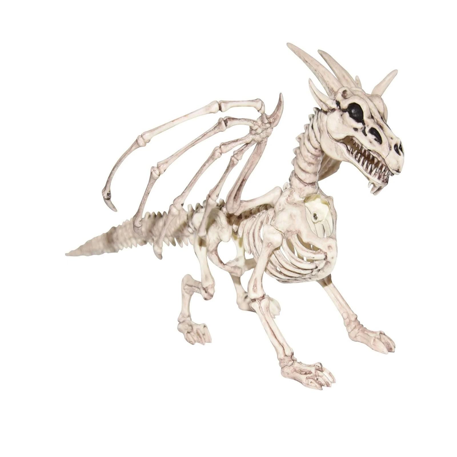 

Хэллоуин Животное Скелет Симуляция Кость Реквизит, Ужасающие Украшения, Декорации для Квест-комнаты и Дома с привидениями One Size