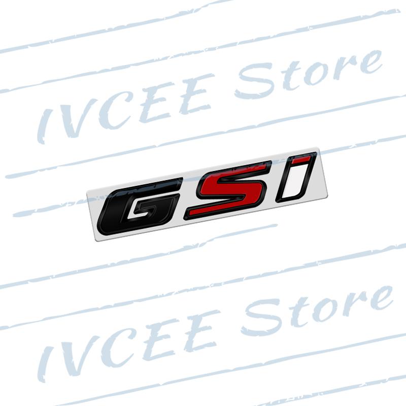Car Accessories Metal GSI Emblem Rear Trunk Body Badge Sticker For Vauxhall Opel Zafira Mokka Antara Insignia Astra Adam OPC VXR Wv3