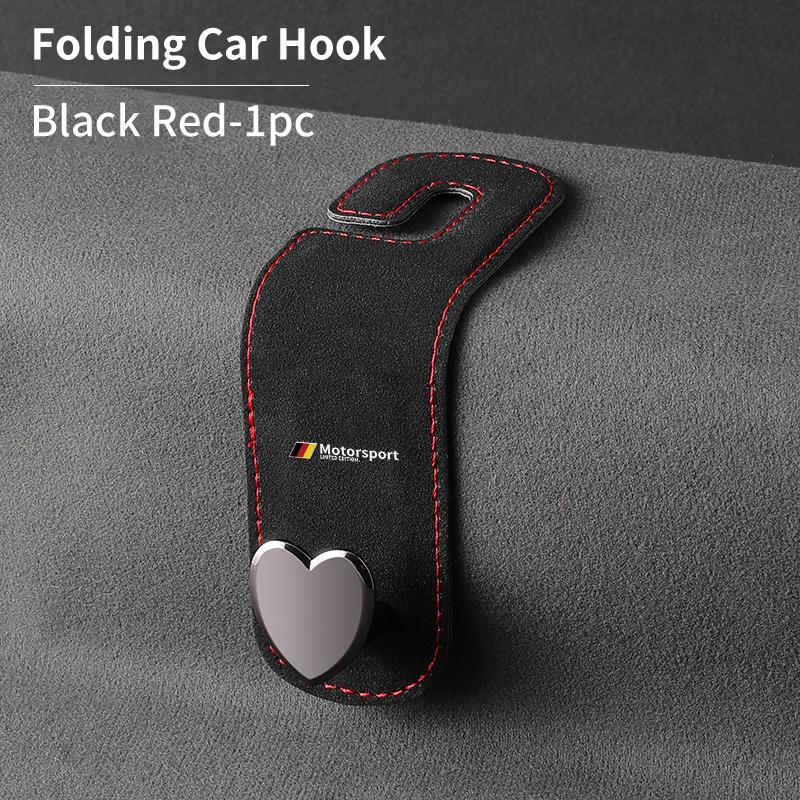 

2025 Hot Car Seat Headrest Hook Universal Suede Hanging Hooks For BMW Motorsport X1 X3 X5 E39 E46 E90 F20 E60 F30 E36 F10 E87 G6