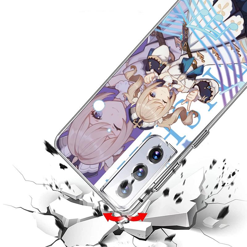 Genshin Impact Anime Cover Phone Case For Samsung Galaxy S26 S25 Edge S24 Ultra S23 S22 Plus S21 S20 FE Soft Fundas Shell Galaxy
