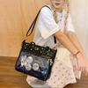 Neue Original Y2K Ita Tasche Subkultur Punk Goth Pu Große Kapazität Umhängetasche J Girls JK Uniform Schultertasche Ulzzang Itabag