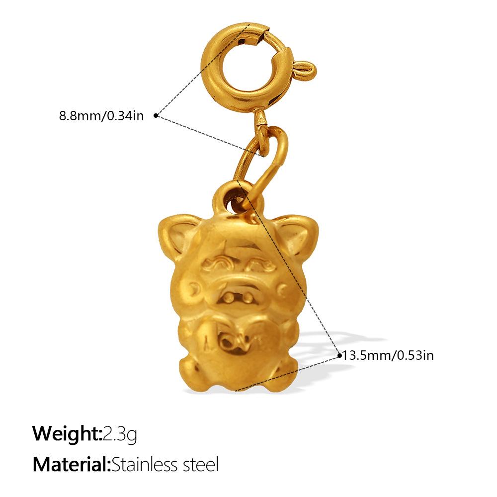 Personalized Fashion Owl Flying Pig Animal Series Jewelry Buckle Pendant Diy Jewelry Accessories