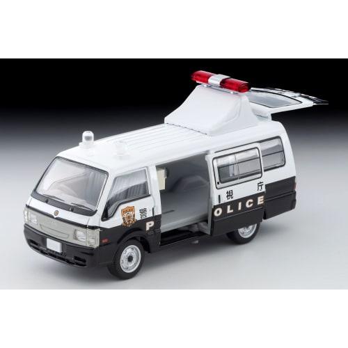 Tomytec Tomica Limited Vintage Neo 1/64 Scale LV-N309a Mazda Bongo Brawny Van with Directional Sign, Metropolitan Police Department, Finished Model
