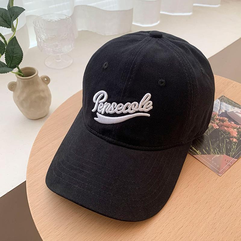 

Hat Female big head circumference baseball cap enlarged and deepened hat Male fashion couple versatile letter cap trendy brand adjustable