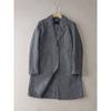 Noble and Elegant Wool Content 30% Women's Clothing Fall and Winter Houndstooth Mid Length Long Length Plus Size Woolen Coat