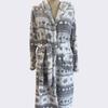New Winter Padded Long Women's Pajamas with Added Insulation Home Wear for Ladies Bathrobe