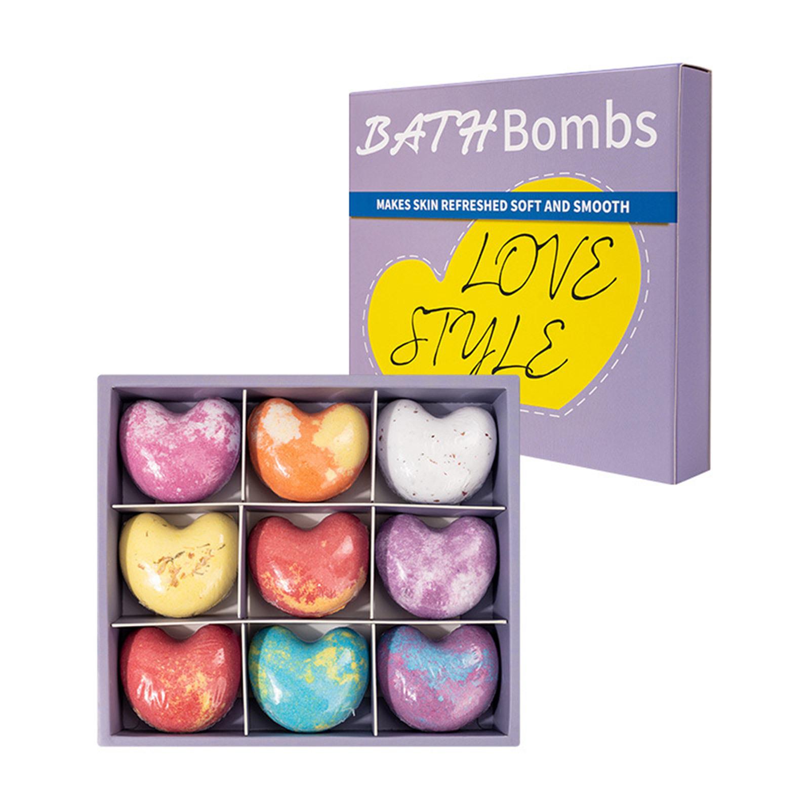 

Набор подарочных бомбочек для спа-ванны ручной работы с цветочными ароматами, увлажняющими шипучками и солевыми шариками для пены для ванны для всех типов кожи One Size