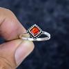 Mozambique Garnet Gemstone 925 Sterling Silver Jewelry Ring Size 8.5 MM-3427