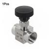 1pcs 1/2'',1/8'',3/8'',1/4'' BSP/NPT Female Male Elbow Needle Valve Crane 304 Stainless Steel Flow Control Water Gas Oil Propane