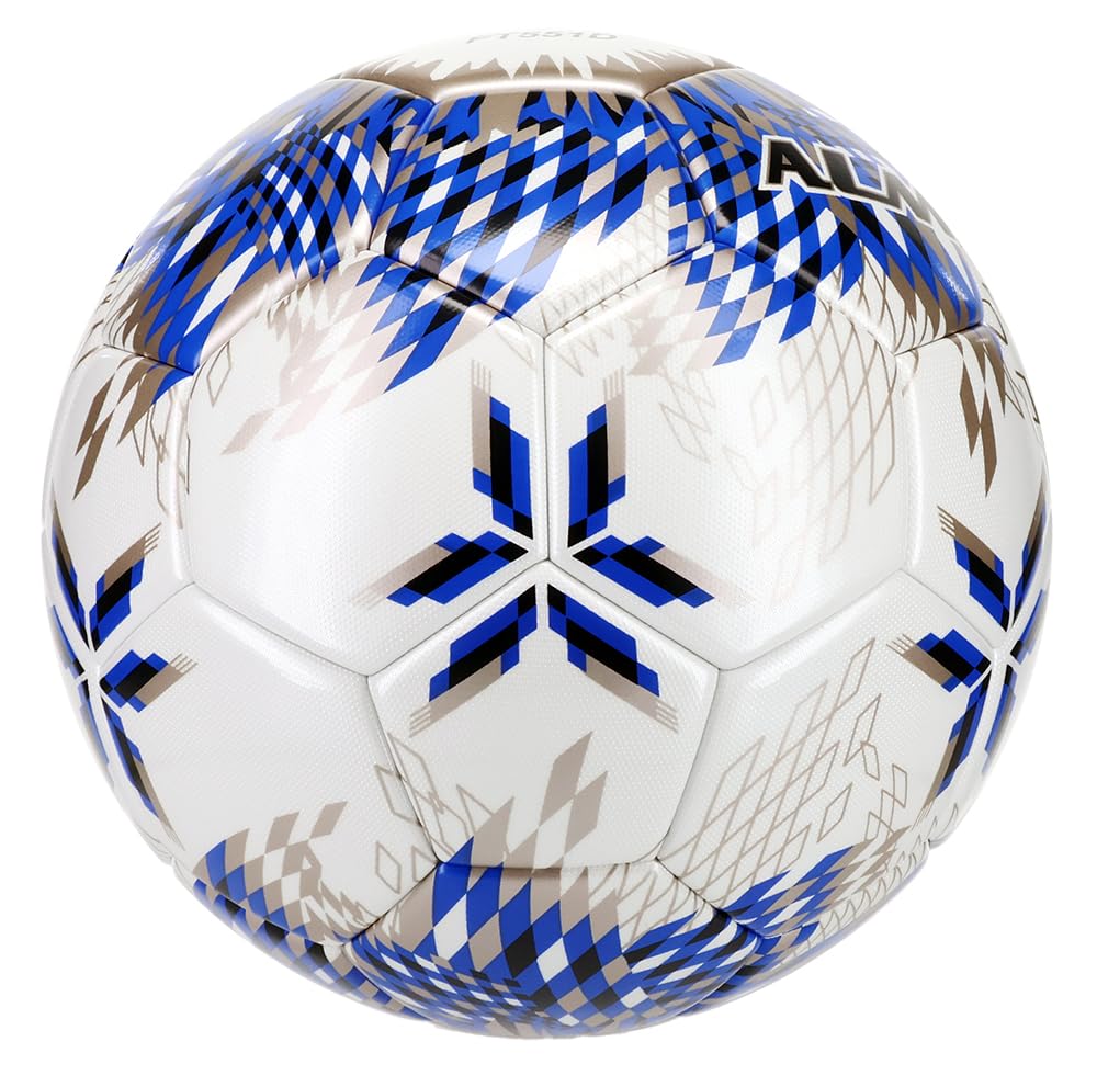 MIKASA ALMUNDO Soccer Size Internationally Football Association Certified High and Junior High Recommended Internal Pressure Ball, 5, Turf,