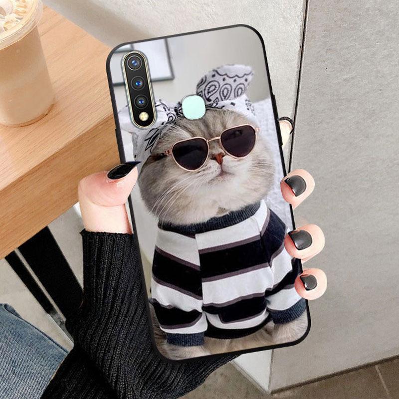 For Vivo Y19 1915 Case Y5S Luxury Fashion Shockproof Soft Silicone Back Cover For Vivo Y 19 VIVOY5S Phone Case Funda VIVOY19