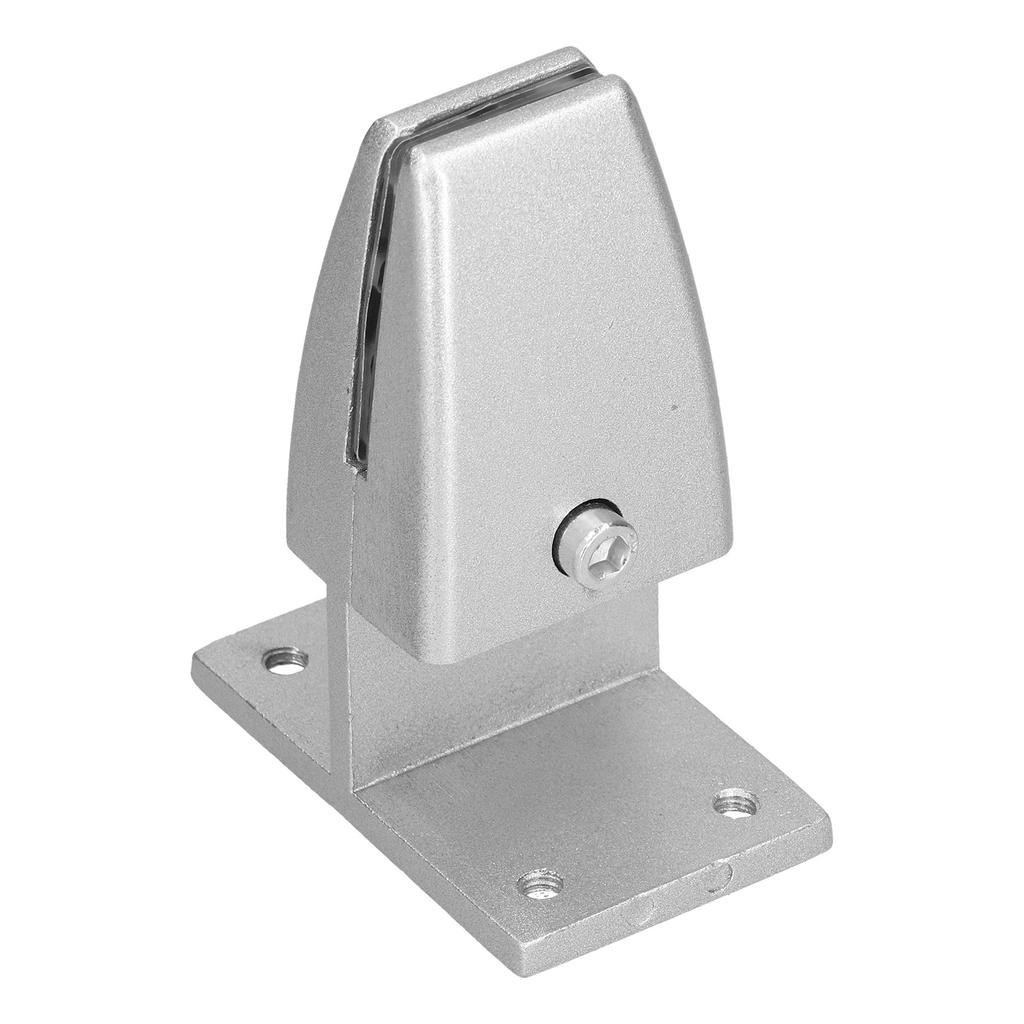 4 pièces Pince de fixation pour écran de bureau Type T Alliage d'aluminium Argent Support de fixation pour cloison de bureau pour